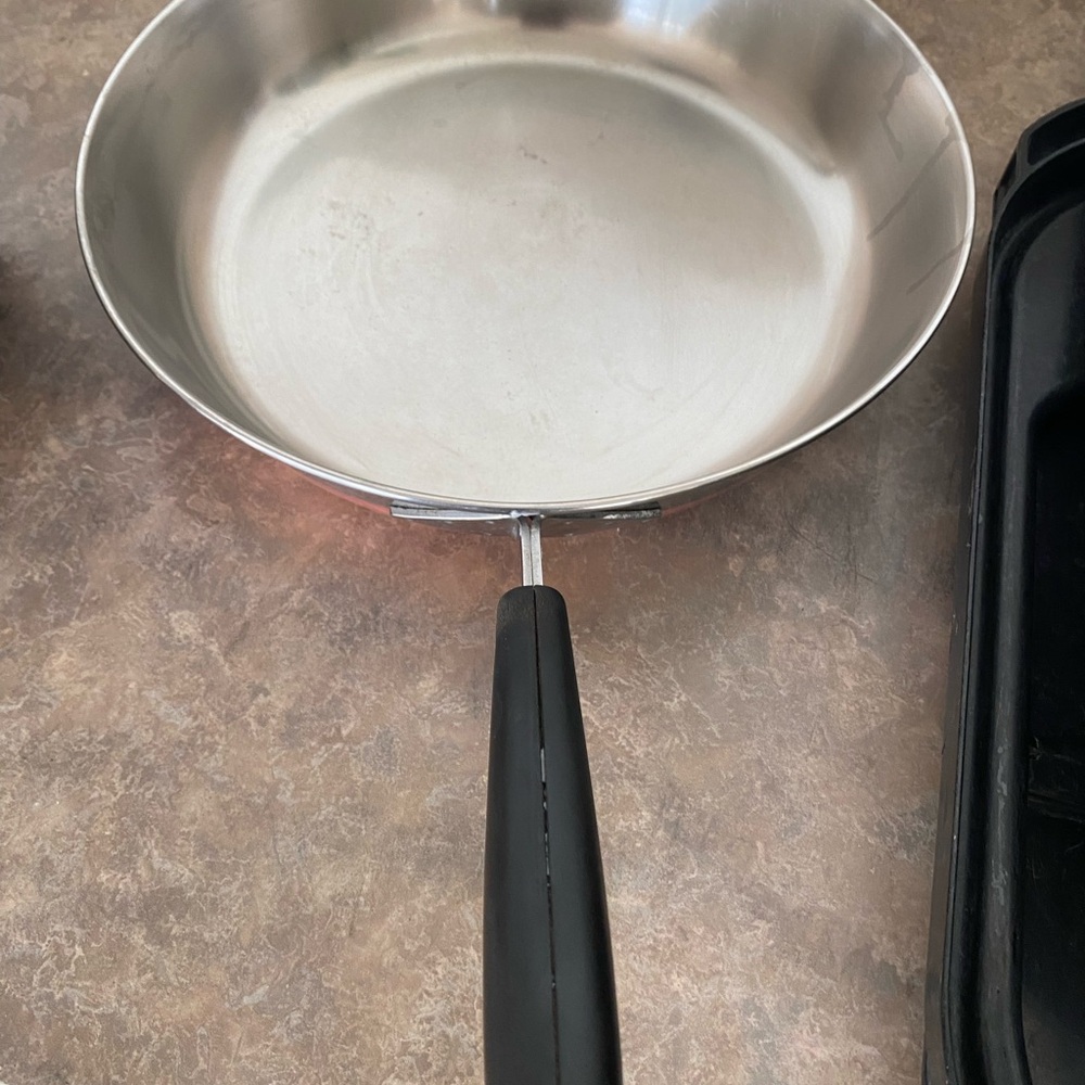 Revere 10” Copper Bottom Frying Pan with Black Handle - Picture 7 of 7